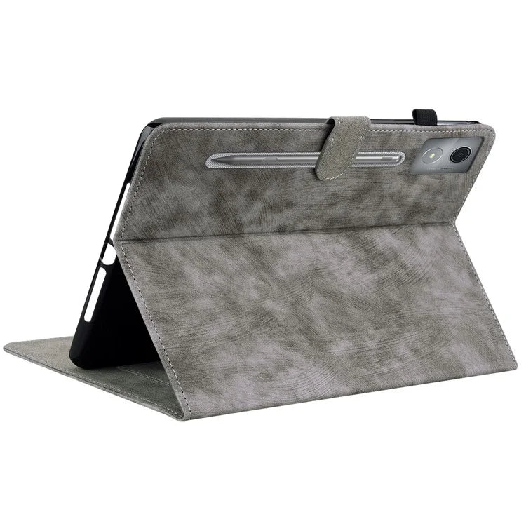 For Lenovo Tab P12 Pro 12.7 2025 / Xiaoxin Pad Pro 12.7 (2025) Cases Tiger Imprint Anti-Scratch PU Leather Tablet Cover