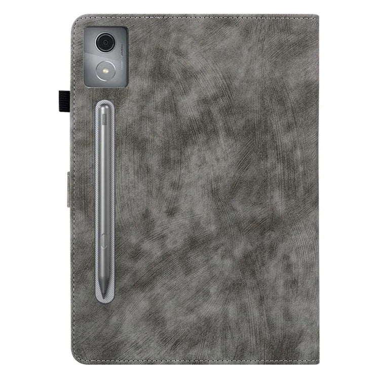 For Lenovo Tab P12 Pro 12.7 2025 / Xiaoxin Pad Pro 12.7 (2025) Cases Tiger Imprint Anti-Scratch PU Leather Tablet Cover