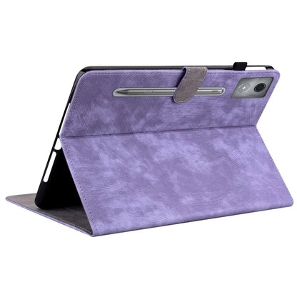 For Lenovo Tab P12 Pro 12.7 2025 / Xiaoxin Pad Pro 12.7 (2025) Cases Tiger Imprint Anti-Scratch PU Leather Tablet Cover