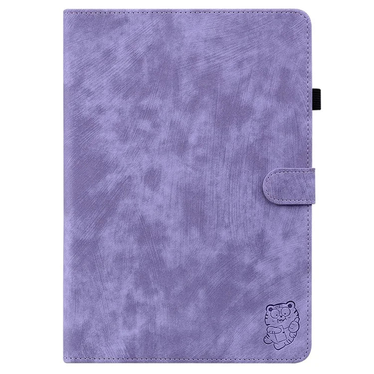 For Lenovo Tab P12 Pro 12.7 2025 / Xiaoxin Pad Pro 12.7 (2025) Cases Tiger Imprint Anti-Scratch PU Leather Tablet Cover