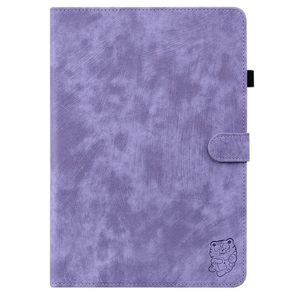 For Lenovo Tab P12 Pro 12.7 2025 / Xiaoxin Pad Pro 12.7 (2025) Cases Tiger Imprint Anti-Scratch PU Leather Tablet Cover