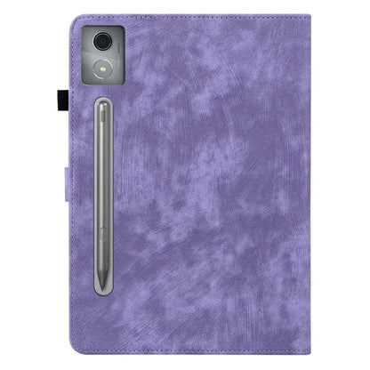 For Lenovo Tab P12 Pro 12.7 2025 / Xiaoxin Pad Pro 12.7 (2025) Cases Tiger Imprint Anti-Scratch PU Leather Tablet Cover