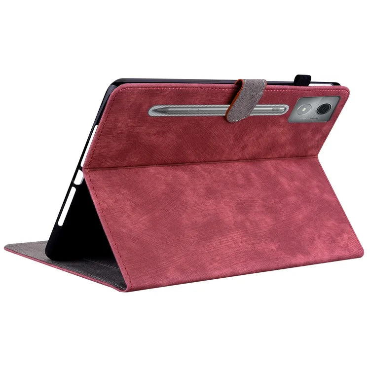 For Lenovo Tab P12 Pro 12.7 2025 / Xiaoxin Pad Pro 12.7 (2025) Cases Tiger Imprint Anti-Scratch PU Leather Tablet Cover