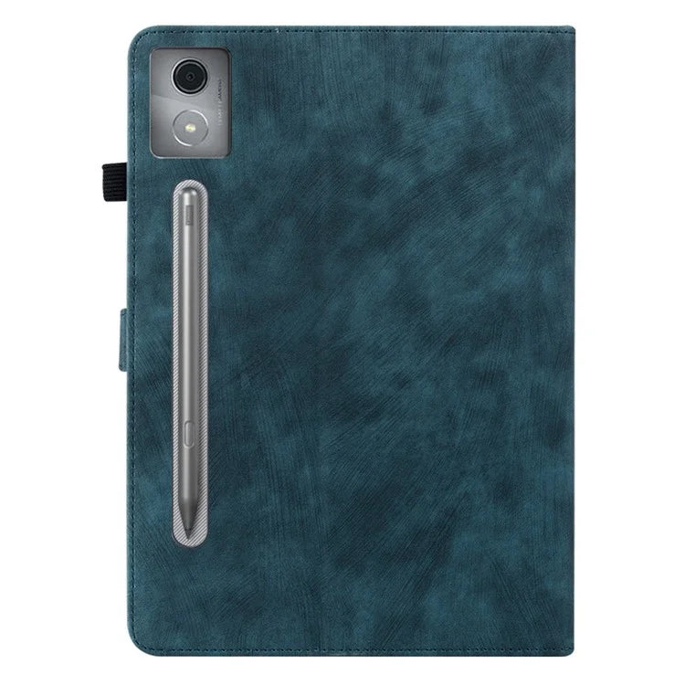 For Lenovo Tab P12 Pro 12.7 2025 / Xiaoxin Pad Pro 12.7 (2025) Cases Tiger Imprint Anti-Scratch PU Leather Tablet Cover