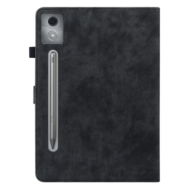 For Lenovo Tab P12 Pro 12.7 2025 / Xiaoxin Pad Pro 12.7 (2025) Cases Tiger Imprint Anti-Scratch PU Leather Tablet Cover
