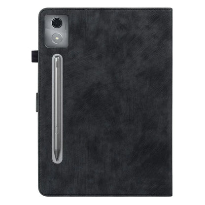 For Lenovo Tab P12 Pro 12.7 2025 / Xiaoxin Pad Pro 12.7 (2025) Cases Tiger Imprint Anti-Scratch PU Leather Tablet Cover