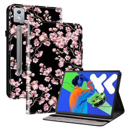For Lenovo Tab P12 Pro 12.7 2025 / Xiaoxin Pad Pro 12.7 (2025) Leather Case Pattern Printed Stand Tablet Cover with Card Slots