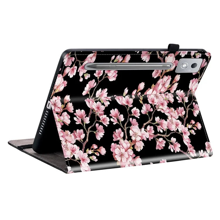 For Lenovo Tab P12 Pro 12.7 2025 / Xiaoxin Pad Pro 12.7 (2025) Leather Case Pattern Printed Stand Tablet Cover with Card Slots