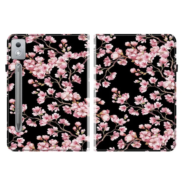 For Lenovo Tab P12 Pro 12.7 2025 / Xiaoxin Pad Pro 12.7 (2025) Leather Case Pattern Printed Stand Tablet Cover with Card Slots