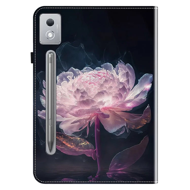 For Lenovo Tab P12 Pro 12.7 2025 / Xiaoxin Pad Pro 12.7 (2025) Leather Case Pattern Printed Stand Tablet Cover with Card Slots