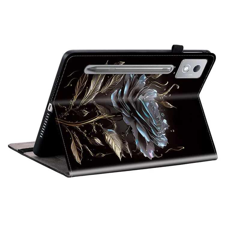 For Lenovo Tab P12 Pro 12.7 2025 / Xiaoxin Pad Pro 12.7 (2025) Leather Case Pattern Printed Stand Tablet Cover with Card Slots