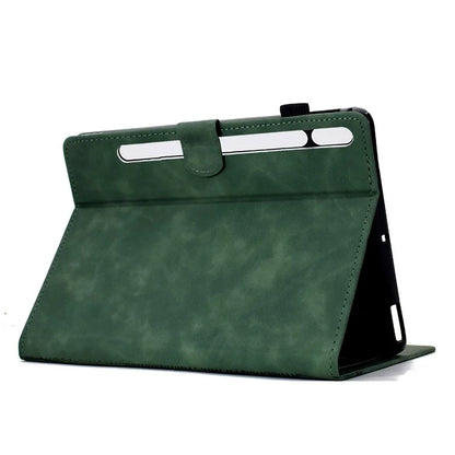 For Samsung Galaxy Tab S8 X700 X706 / S7 T870 T875 Case Cats Imprinted PU Leather Card Slots Tablet Cover