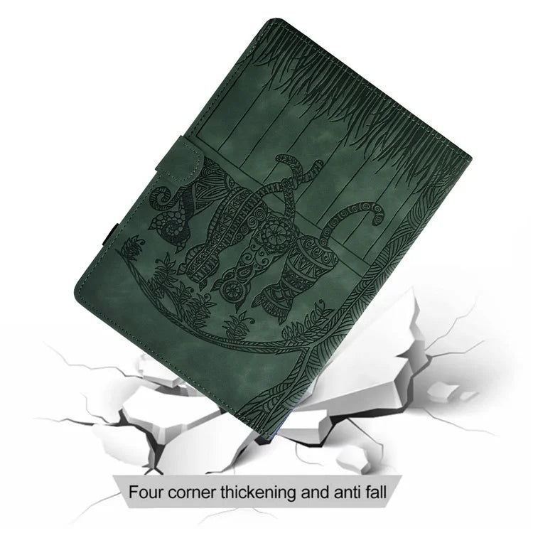 For Samsung Galaxy Tab S8 X700 X706 / S7 T870 T875 Case Cats Imprinted PU Leather Card Slots Tablet Cover