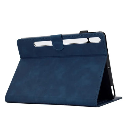 For Samsung Galaxy Tab S9 Case Cats Imprinted PU Leather Card Slots Tablet Cover