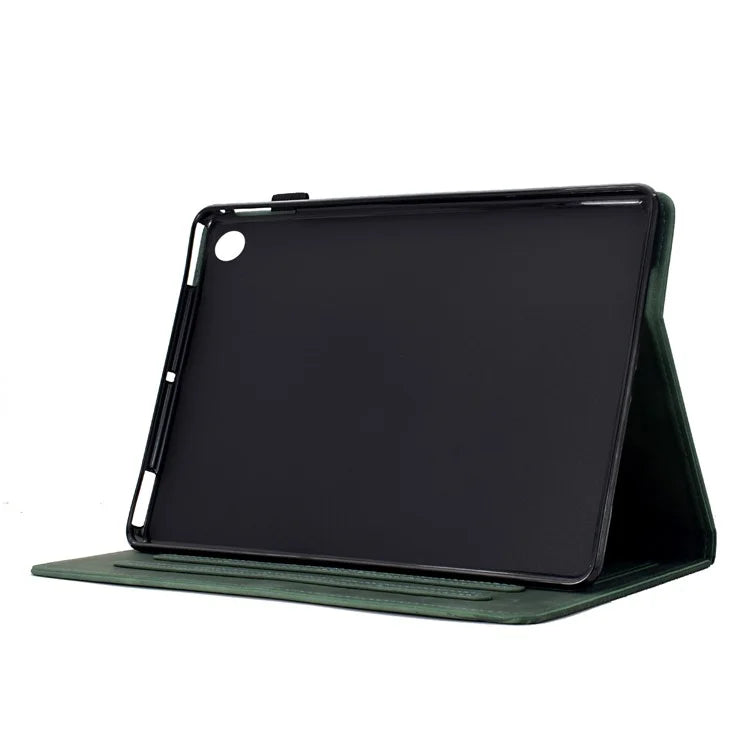 For Samsung Galaxy Tab A9+ Case Cats Imprinted PU Leather Card Slots Tablet Cover
