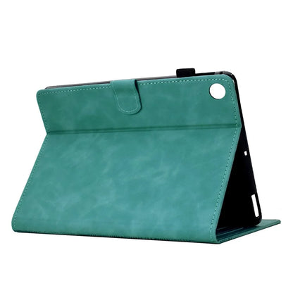 For Samsung Galaxy Tab A9+ Case Cats Imprinted PU Leather Card Slots Tablet Cover