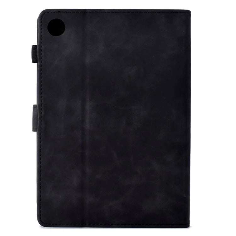 For Samsung Galaxy Tab A9+ Case Cats Imprinted PU Leather Card Slots Tablet Cover