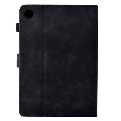 For Samsung Galaxy Tab A9+ Case Cats Imprinted PU Leather Card Slots Tablet Cover