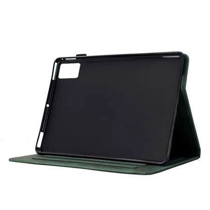For Lenovo Tab M11 / Xiaoxin Pad 11 2024 Case Cats Imprinted PU Leather Card Slots Tablet Cover