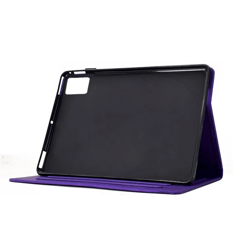 For Lenovo Tab M11 / Xiaoxin Pad 11 2024 Case Cats Imprinted PU Leather Card Slots Tablet Cover