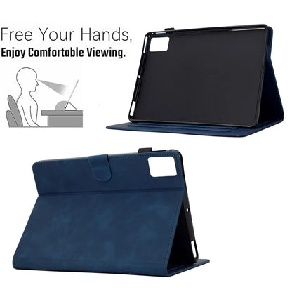 For Lenovo Tab M11 / Xiaoxin Pad 11 2024 Case Cats Imprinted PU Leather Card Slots Tablet Cover