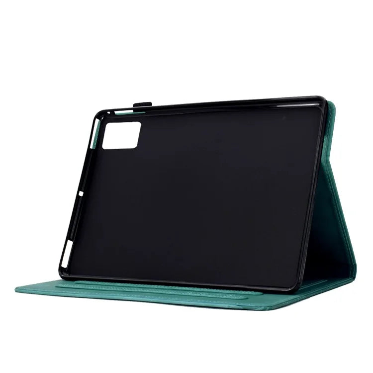 For Lenovo Tab M11 / Xiaoxin Pad 11 2024 Case Cats Imprinted PU Leather Card Slots Tablet Cover