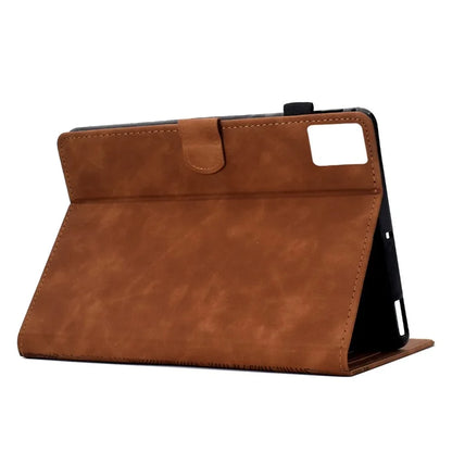 For Lenovo Tab M11 / Xiaoxin Pad 11 2024 Case Cats Imprinted PU Leather Card Slots Tablet Cover