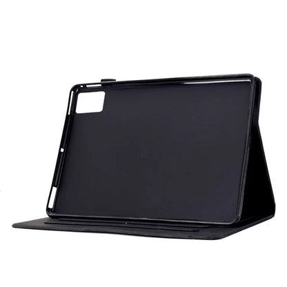 For Lenovo Tab M11 / Xiaoxin Pad 11 2024 Case Cats Imprinted PU Leather Card Slots Tablet Cover