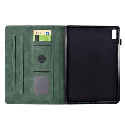 For Lenovo Tab M9 TB-310FU Case Cats Imprinted PU Leather Card Slots Tablet Cover