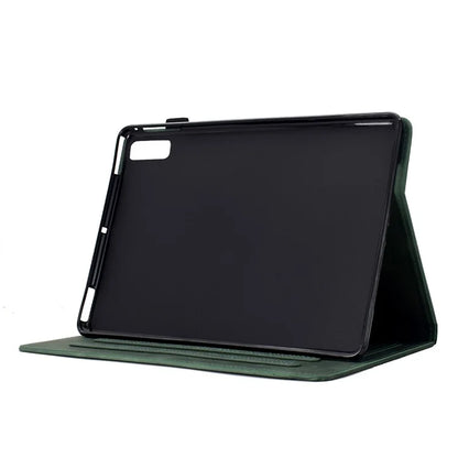 For Lenovo Tab M9 TB-310FU Case Cats Imprinted PU Leather Card Slots Tablet Cover