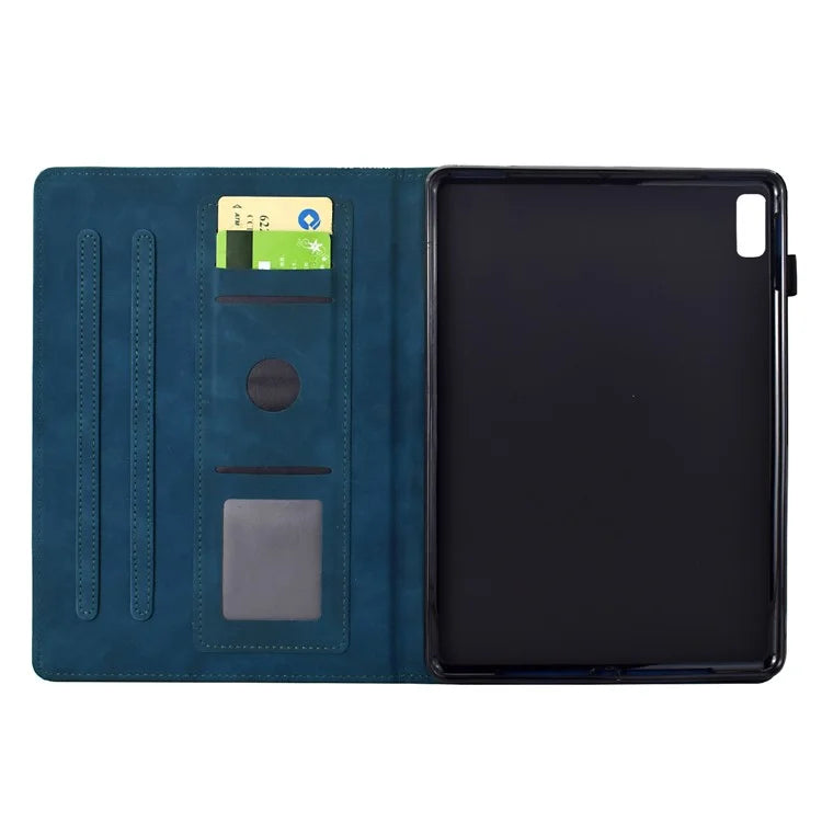For Lenovo Tab M9 TB-310FU Case Cats Imprinted PU Leather Card Slots Tablet Cover