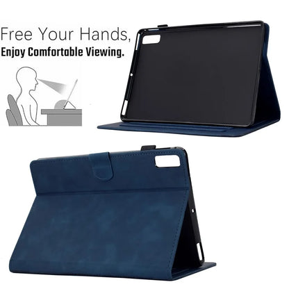 For Lenovo Tab M9 TB-310FU Case Cats Imprinted PU Leather Card Slots Tablet Cover