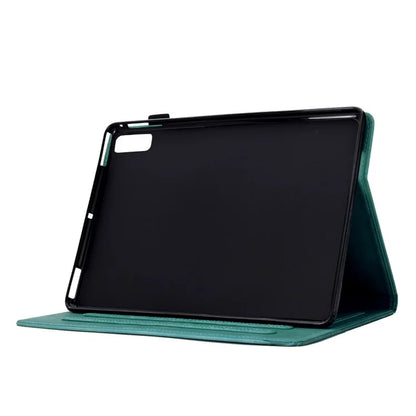 For Lenovo Tab M9 TB-310FU Case Cats Imprinted PU Leather Card Slots Tablet Cover