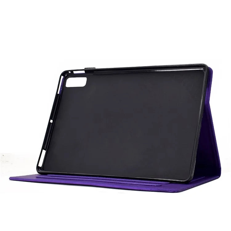 For Lenovo Tab M9 TB-310FU Case Cats Imprinted PU Leather Card Slots Tablet Cover