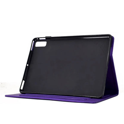 For Lenovo Tab M9 TB-310FU Case Cats Imprinted PU Leather Card Slots Tablet Cover