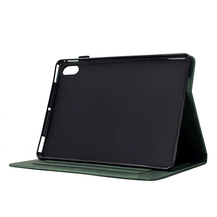 For iPad 10.9 (2022) Case Cats Imprinted PU Leather Card Slots Tablet Cover