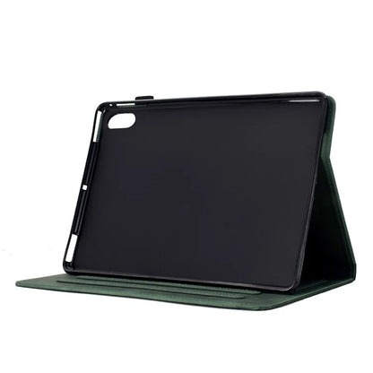 For iPad 10.9 (2022) Case Cats Imprinted PU Leather Card Slots Tablet Cover