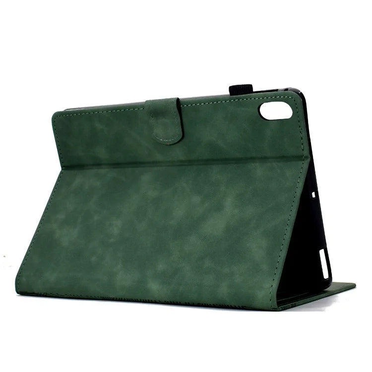For iPad 10.9 (2022) Case Cats Imprinted PU Leather Card Slots Tablet Cover