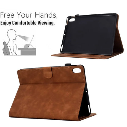 For iPad 10.9 (2022) Case Cats Imprinted PU Leather Card Slots Tablet Cover