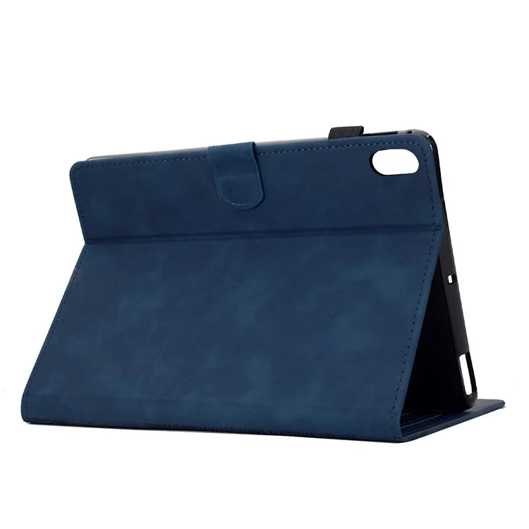 For iPad 10.9 (2022) Case Cats Imprinted PU Leather Card Slots Tablet Cover