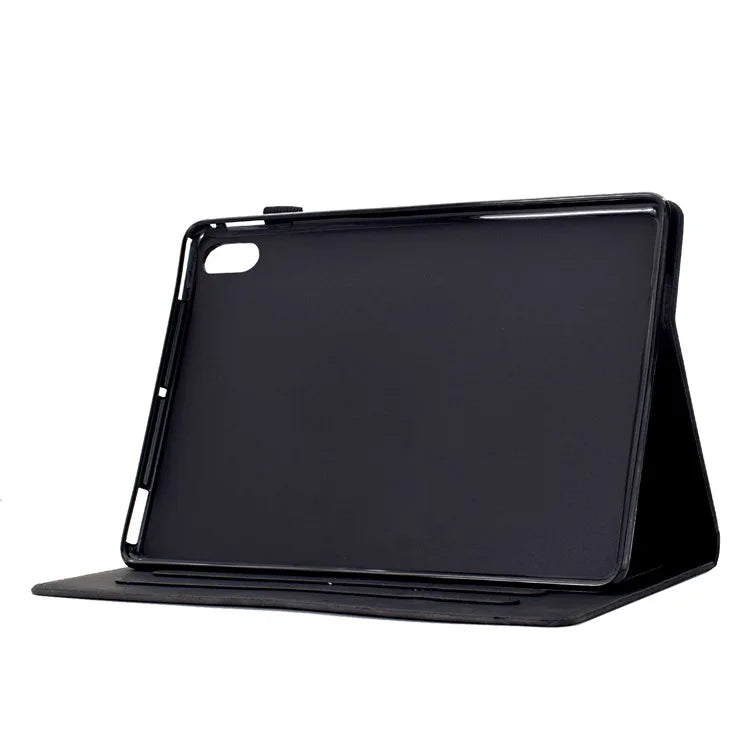 For iPad 10.9 (2022) Case Cats Imprinted PU Leather Card Slots Tablet Cover