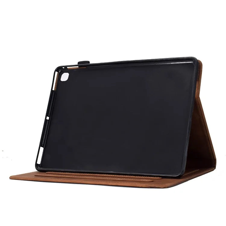 For iPad 10.2 (2020) / (2019) Case Cats Imprinted PU Leather Card Slots Tablet Cover
