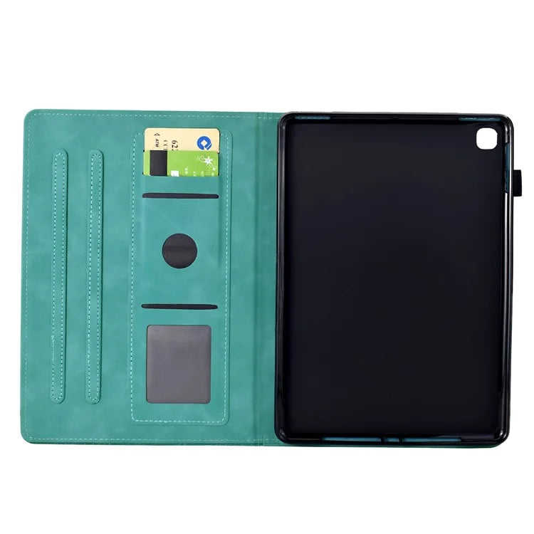 For iPad 10.2 (2020) / (2019) Case Cats Imprinted PU Leather Card Slots Tablet Cover