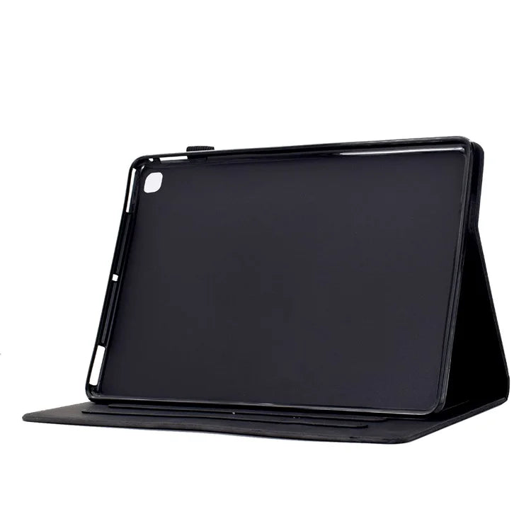 For iPad 10.2 (2020) / (2019) Case Cats Imprinted PU Leather Card Slots Tablet Cover