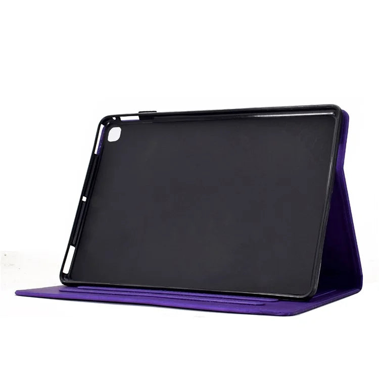 For iPad 10.2 (2020) / (2019) Case Cats Imprinted PU Leather Card Slots Tablet Cover