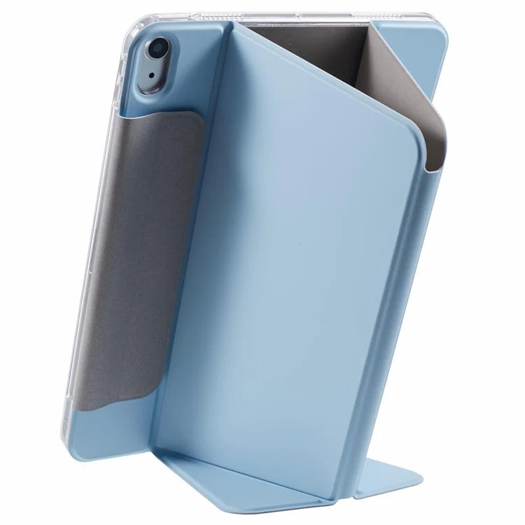 For iPad Air (2022) / (2020) Case Multiple Viewing Stand PU Leather Detachable Tablet Cover