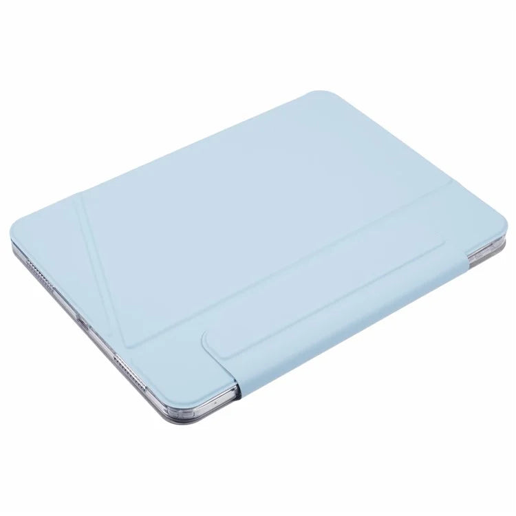 For iPad Air (2022) / (2020) Case Multiple Viewing Stand PU Leather Detachable Tablet Cover