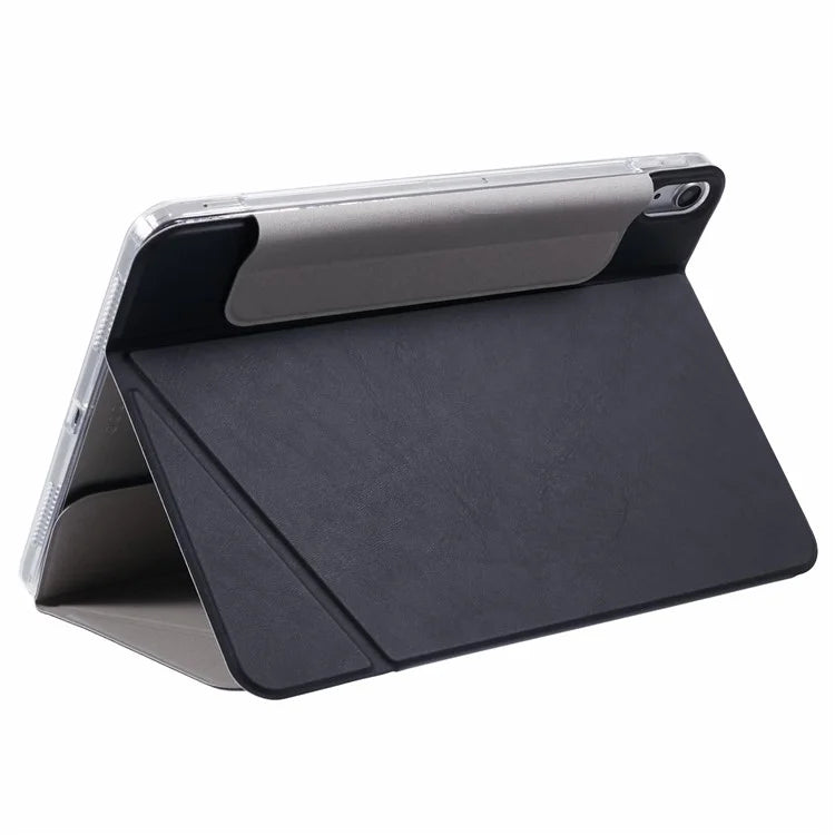 For iPad Air (2022) / (2020) Case Multiple Viewing Stand PU Leather Detachable Tablet Cover