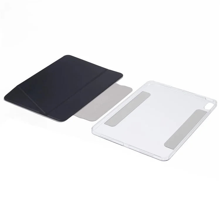 For iPad Air (2022) / (2020) Case Multiple Viewing Stand PU Leather Detachable Tablet Cover