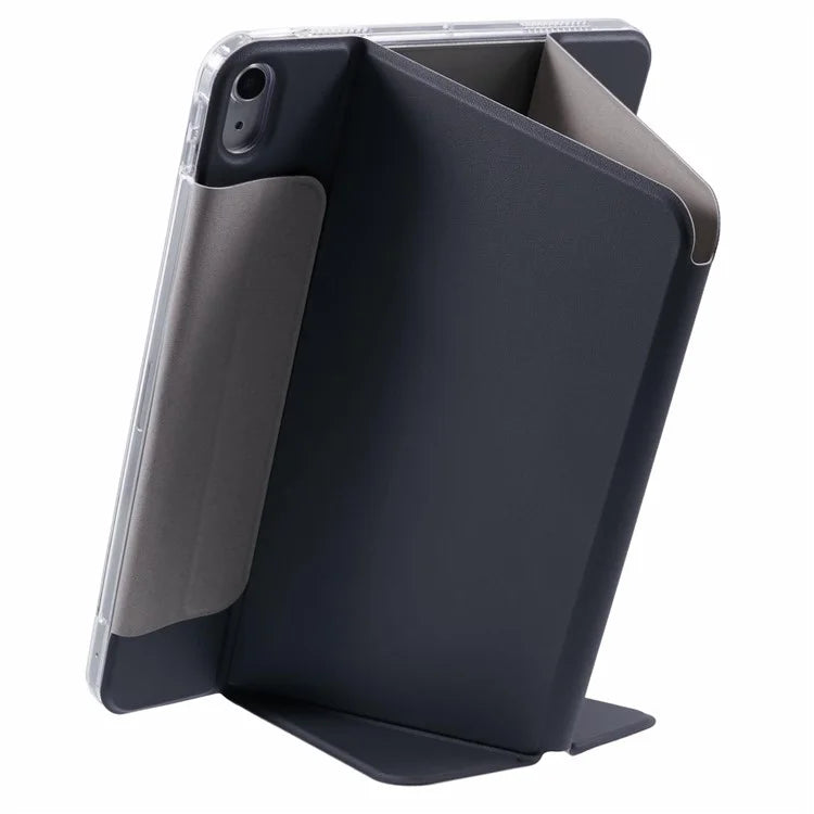 For iPad Air (2022) / (2020) Case Multiple Viewing Stand PU Leather Detachable Tablet Cover